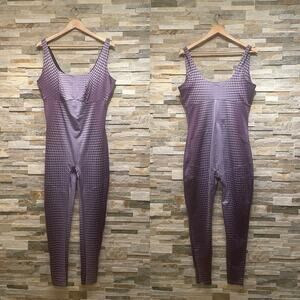 Yitty 2X Sculpting Catsuit | Shaping Bodysuit, Purple Dot, Compression One Piece